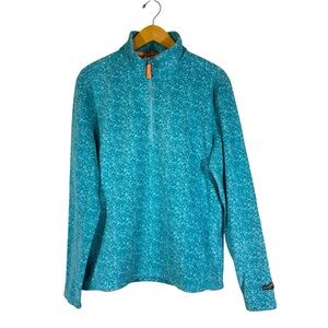 NWT CHUBBIES Mantelpiece Quarter Zip Fleece Pullover Blue Men’s Sz Small